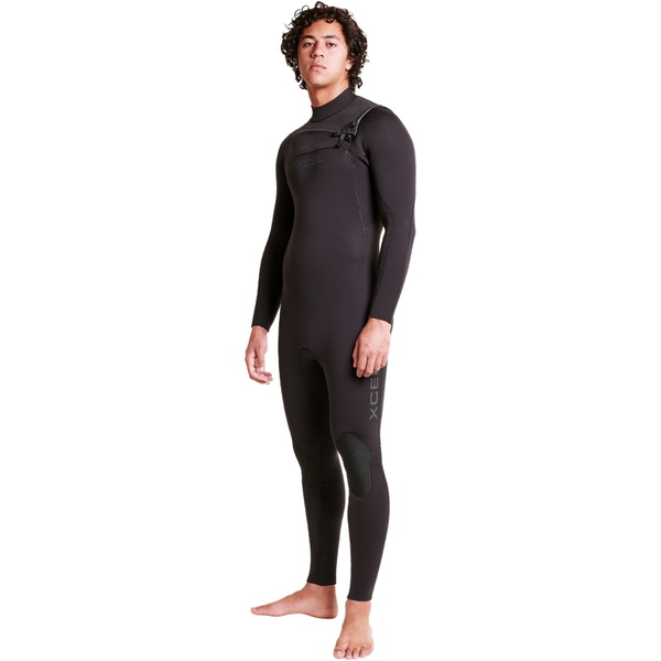 2026 Xcel Mens Comp + 5/4mm Chest Zip Wetsuit MN54CPC4BK - Black